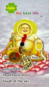 Lucky Coins Boeddha Sleutelhanger (Goud)