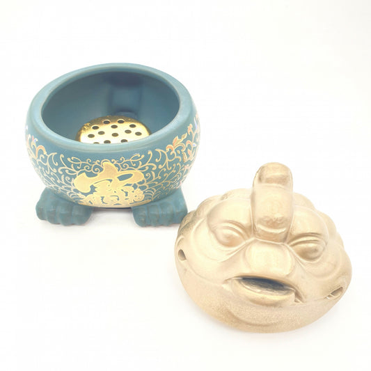 Luxe Resin Brander -  Feng Shui Kikker