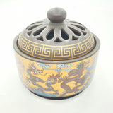 Luxe Resin Brander  - Goud met draken