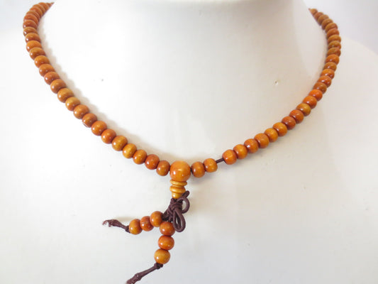 Mala Gebetskette Sandalholz II 6 mm