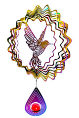 Medium Cosmo Wind Spinner Hummingbird - Regenboog Druppel