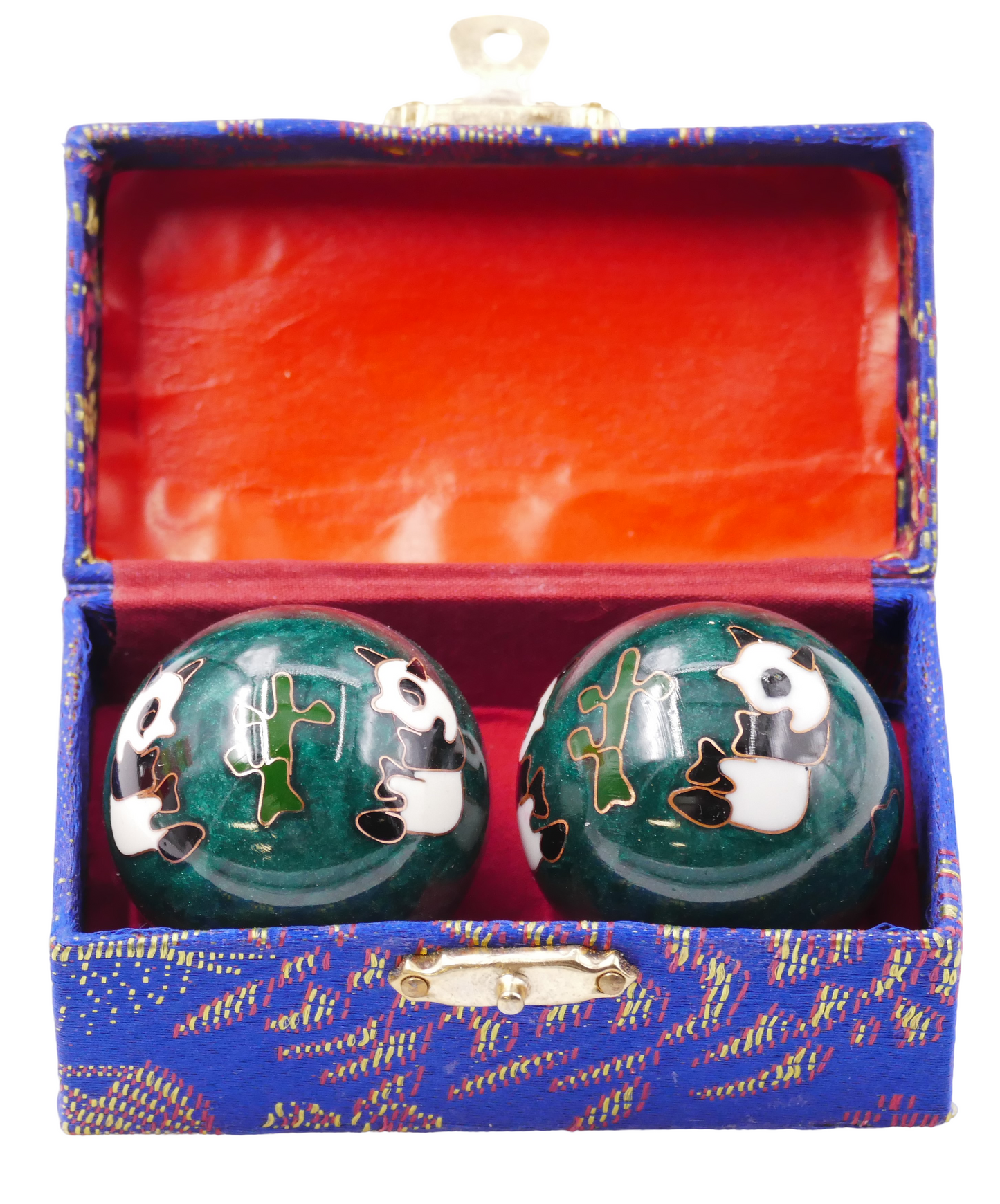 Meridiaankogels groen met Panda - 3,5cm