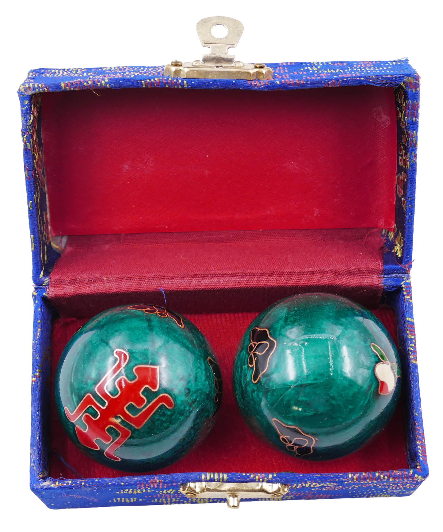 Meridiankugel groen met Long Life Zeichen - 4cm