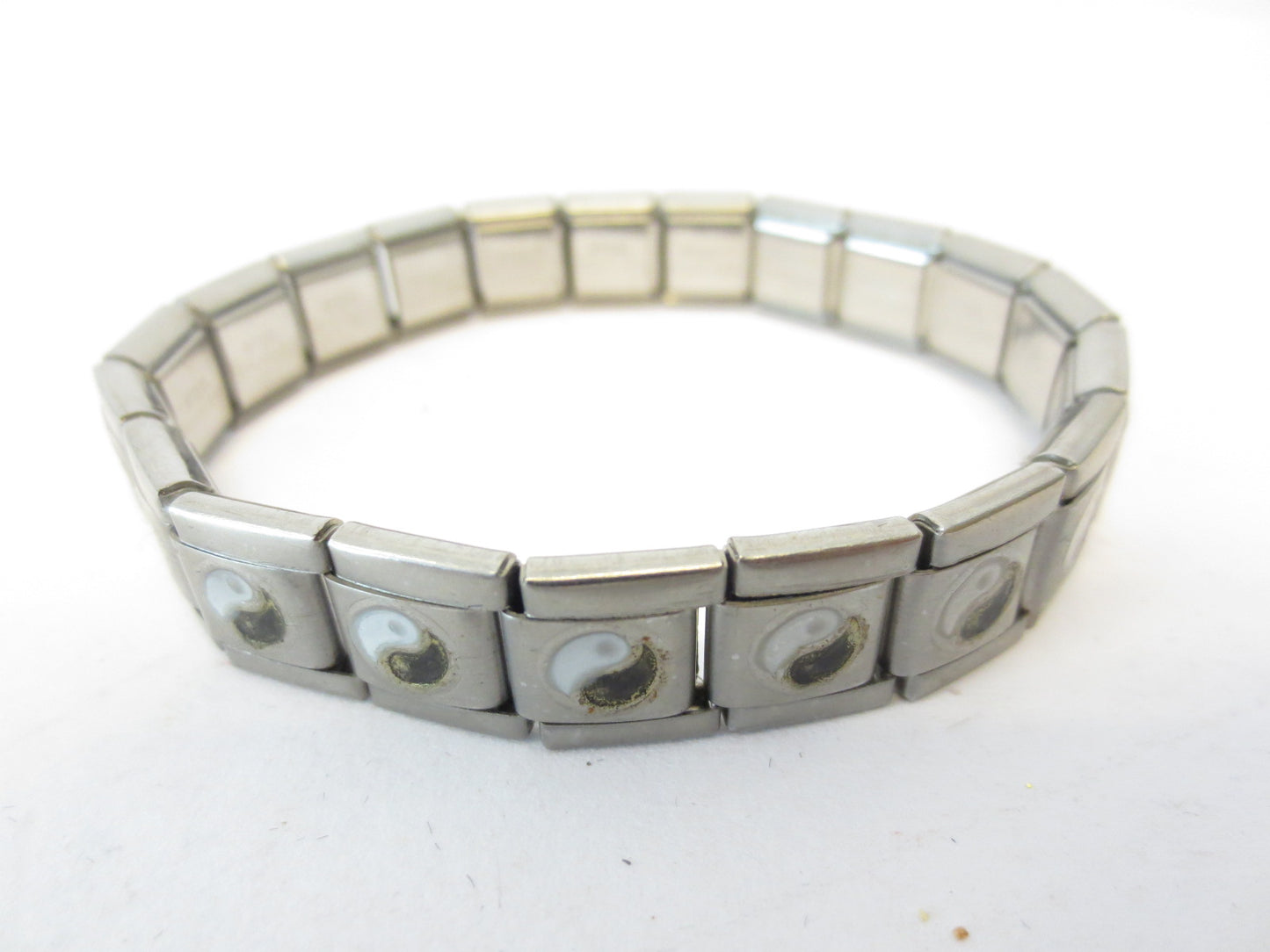 Metalen Yin Yang armband