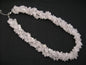 Groothandel geclusterde rozenkwarts chipstone ketting met parels