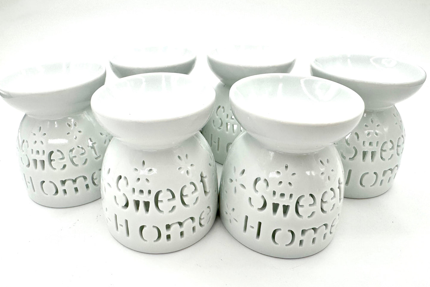 Ölbrenner-Set Sweet Home Weiß (6 Stück))