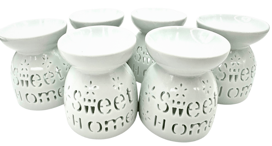 Oliebrander Set Sweet Home Wit (6 stuks)
