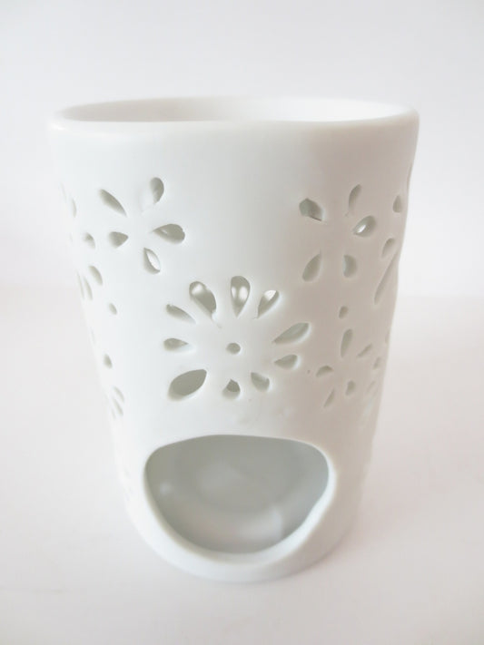Oliebrander wit met decoratie