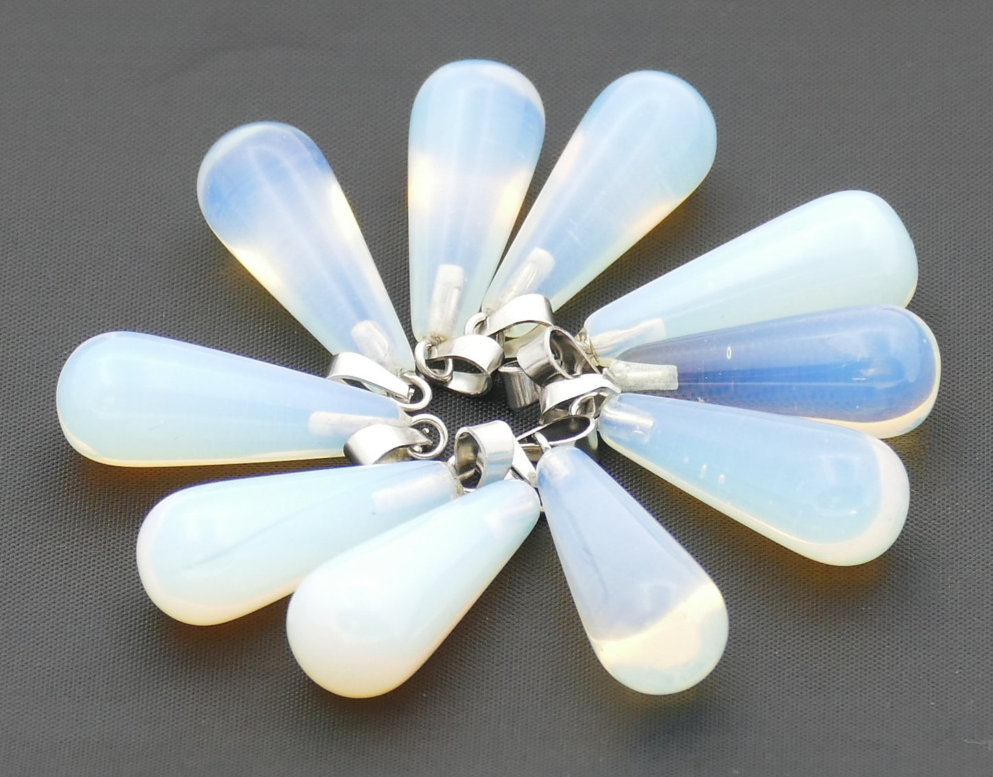 Opaal Druppelhanger (10 stuks)