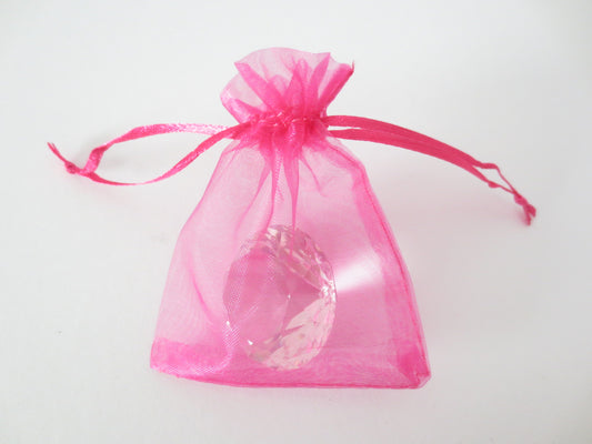 Organza Zakjes 10 x 15 cm - Fuchsia (100st)
