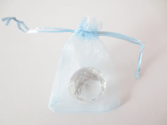 Organza Zakjes 10 x 15 cm - Licht Blauw (100st)