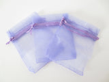 Organza Zakjes 7.5 x 10 cm -  Lila (100st)