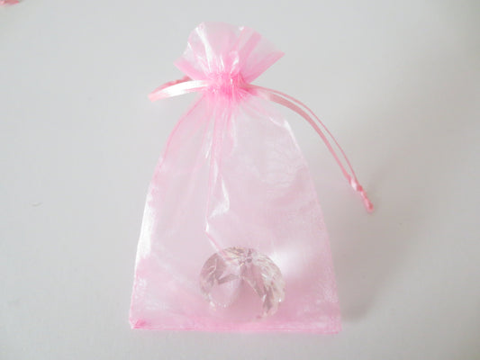 Organza Zakjes Roze  17 x 23cm