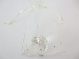 Organza Zakjes Stippeltje Wit - 13cm x 20cm
