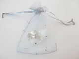 Brilliant Organza bag Silver - 13cm x 20cm