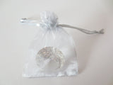 Organza Zakjes Zilver 13 x 20cm