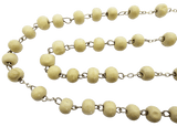 Rozenkrans Beige Rond luxe