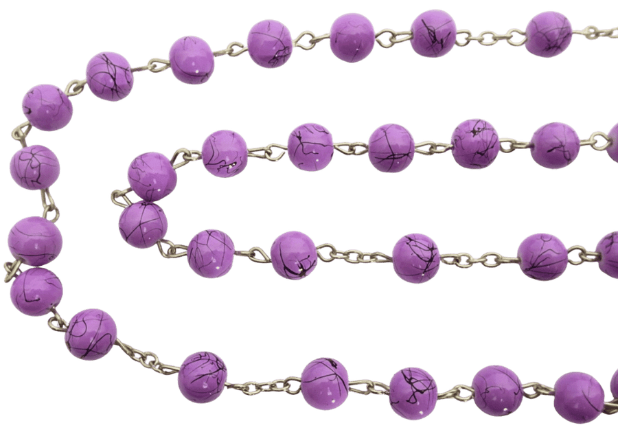 Rozenkrans Lila Rond luxe