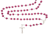 Rozenkrans Roze Rond met kruis