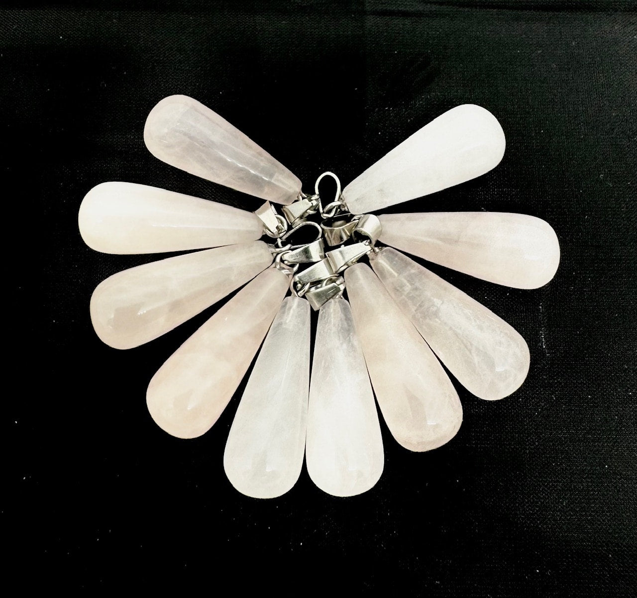 Rozenkwarts Druppelhanger (10 stuks)