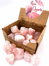 Rozenkwartsclusters (30 stuks)