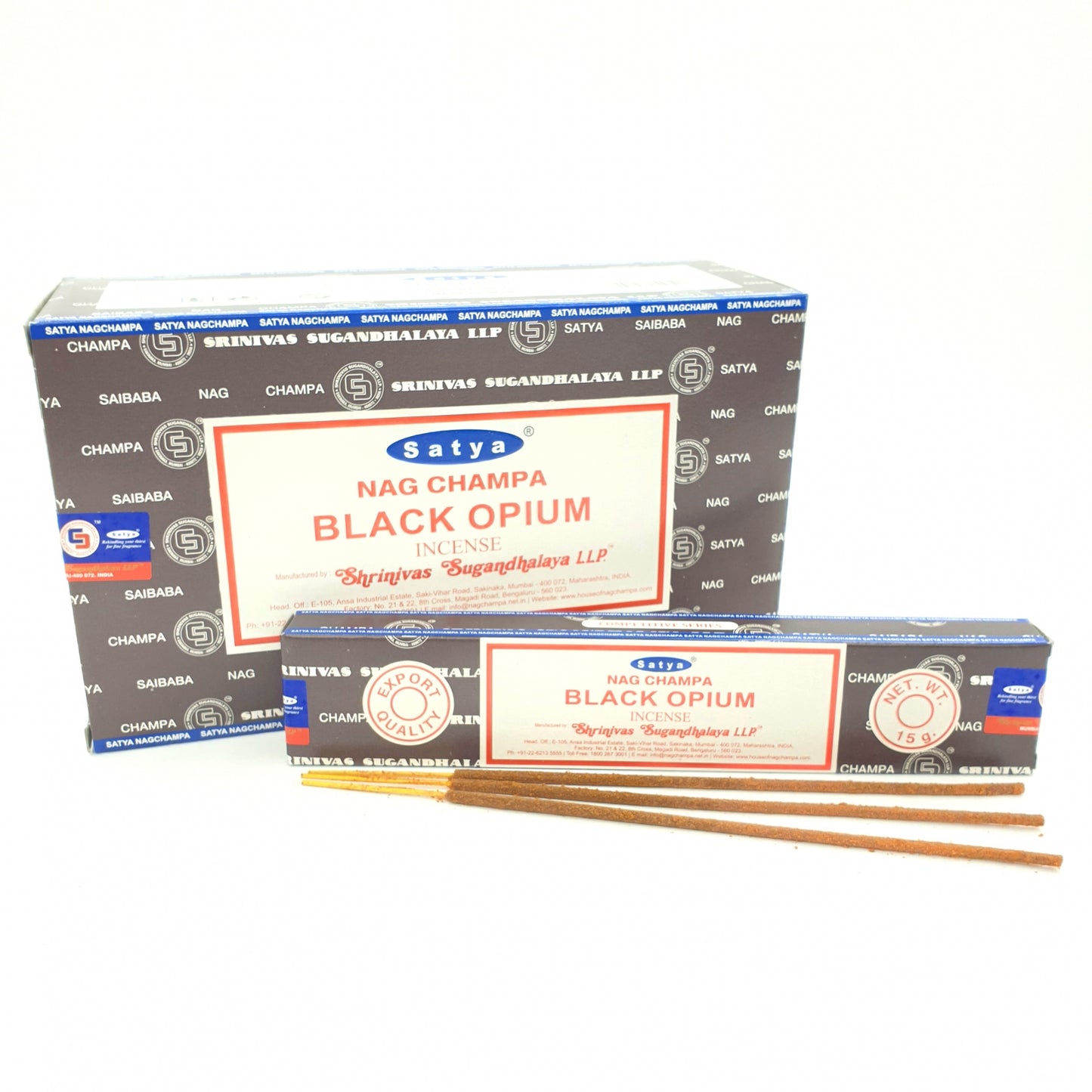 Satya Nag Champa - Zwarte Opium 15g
