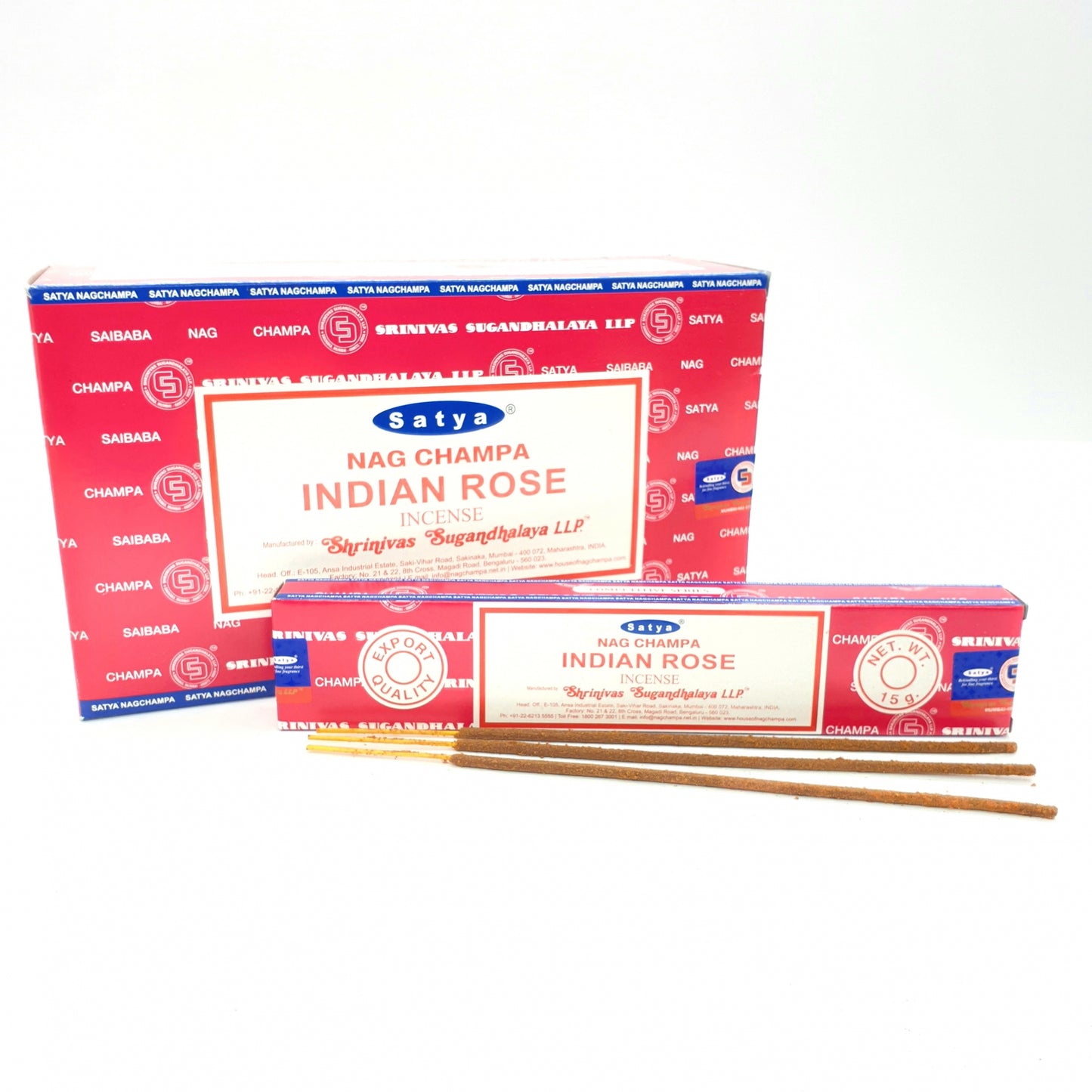 Satya Nag Champa - Indische Roos 15g