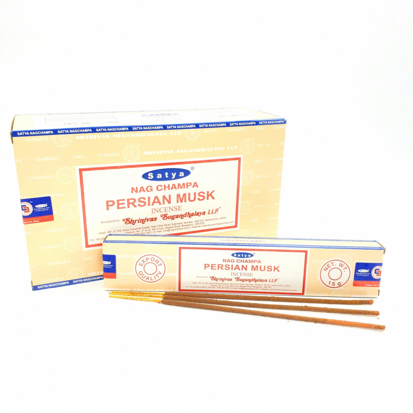 Satya Nag Champa - Perzische muskus 15g