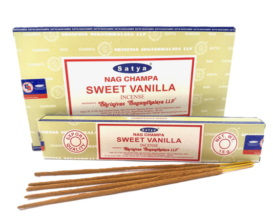 Satya Nag Champa - Zoete Vanille 15g