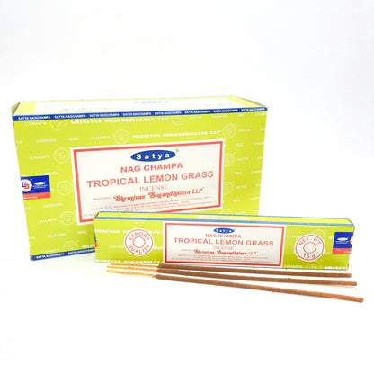 Satya Nag Champa - Tropisch Citroengras 15g