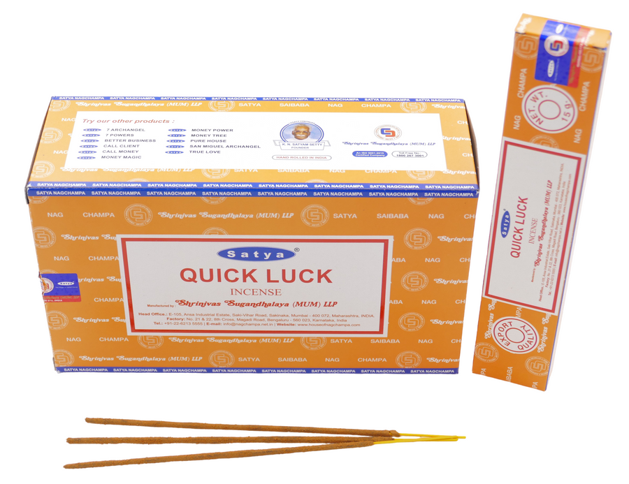 Satya Nag Champa Quick Luck 15g
