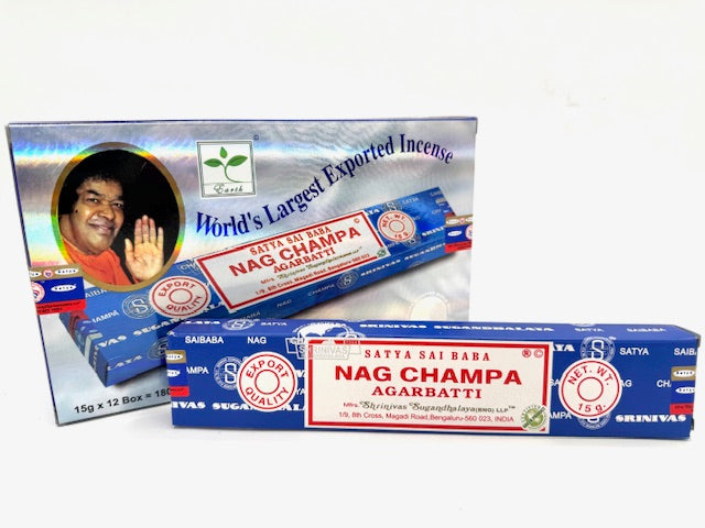 Satya Sai Baba Nag Champa - 15g (Earth-serie, 2025)