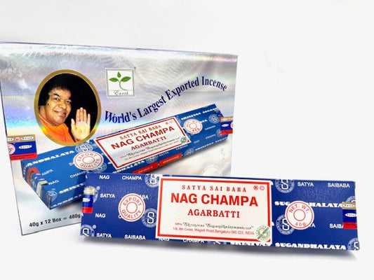 Satya Sai Baba Nag Champa - 40g (Earth-serie, 2025)