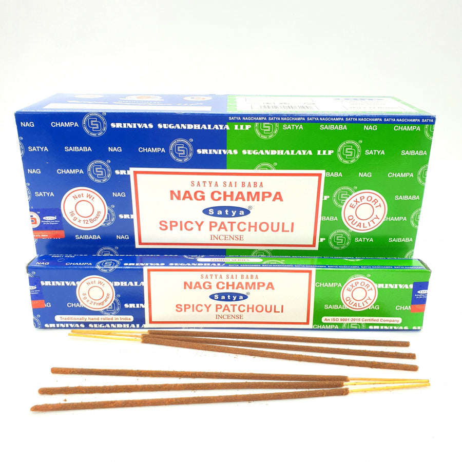 Satya Sai Baba - Nag Champa &amp; Spicy Patchouli 16g