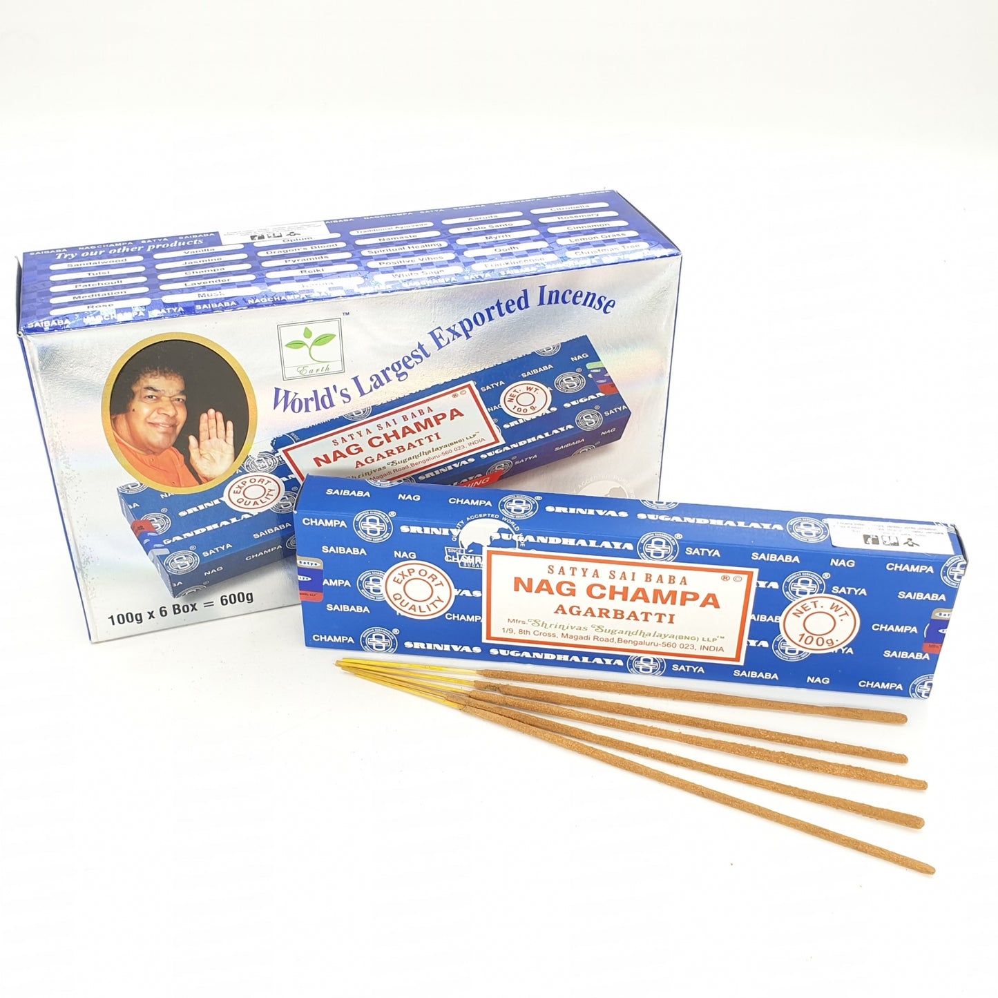 Satya Sai Baba Nag Champa - 100g (2024, Earth-serie)