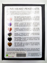 Set van 6 Liefdesedelstenen Hartvormige Hangers