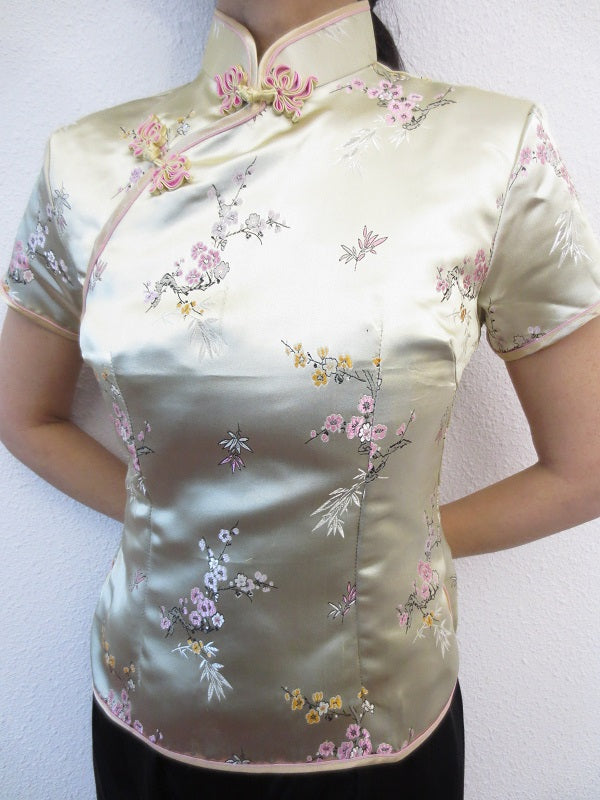 Shanghai Blouse bloesem goud - 36