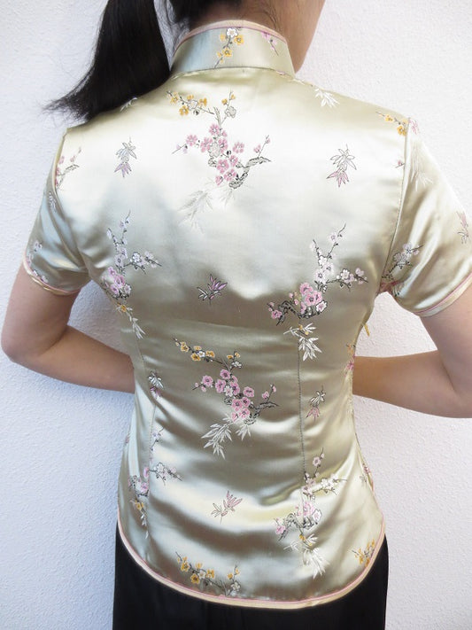 Shanghai Blouse bloesem goud - 34