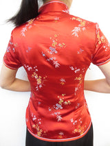 Shanghai Blouse bloesem rood - 36