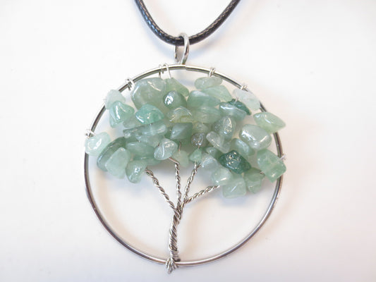 Tree of Life Ketting - Aventurijn