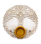 Levensboom Wierookhouder - Rond Wit (6 stuks)