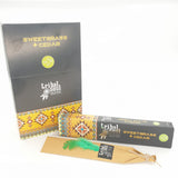 Kleine kegel wierookbrander wit met ster