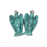 Turkoois Edelsteen Engel Hanger (2 stuks)