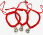 Verstelbare Happy Buddha Armbanden - Rood, 12 stuks