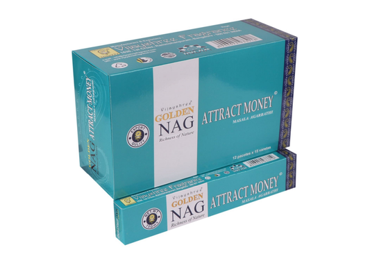 Vijayshree Golden Nag Wierookstokjes - Attract Money