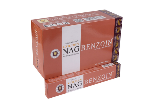 Vijayshree Golden Nag Wierookstokjes - Benzoin