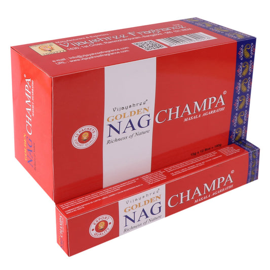 Vijayshree Golden Nag Wierookstokjes - Champa