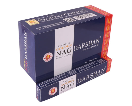 Vijayshree Golden Nag Wierookstokjes - Darshan
