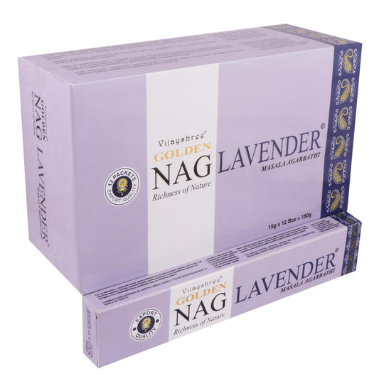 Vijayshree Golden Nag Wierookstokjes - Lavender