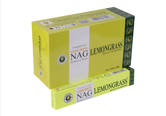 Vijayshree Golden Nag Wierookstokjes -  Lemongrass